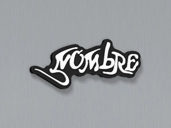 Imán personalizado Aerosmith — diseño personalizado de ejemplo