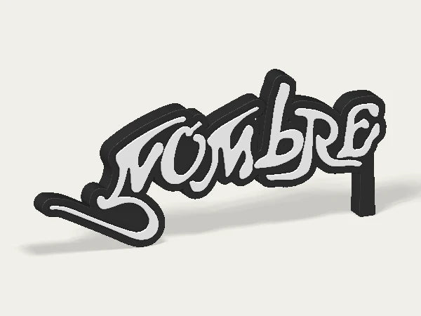 Letrero personalizado Aerosmith — diseño personalizado de ejemplo
