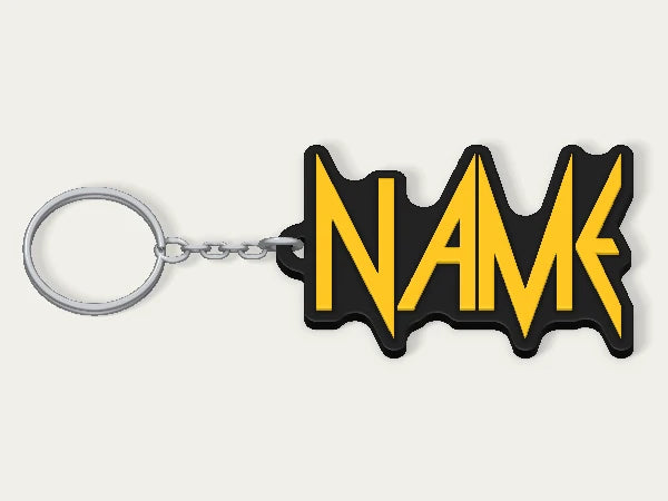 Def Leppard Custom Keychain — example personalised design