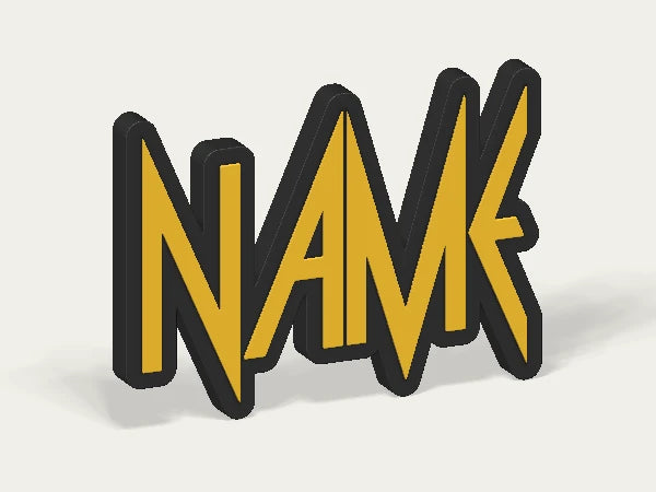 Def Leppard Custom Logo Display Sign — example personalised design