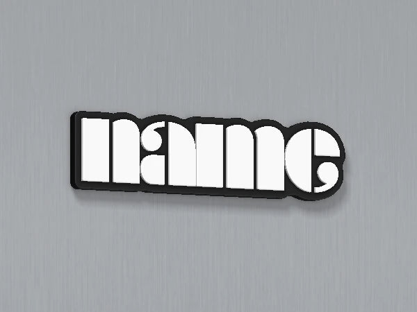 The Doors Custom Name Magnet — example personalised design