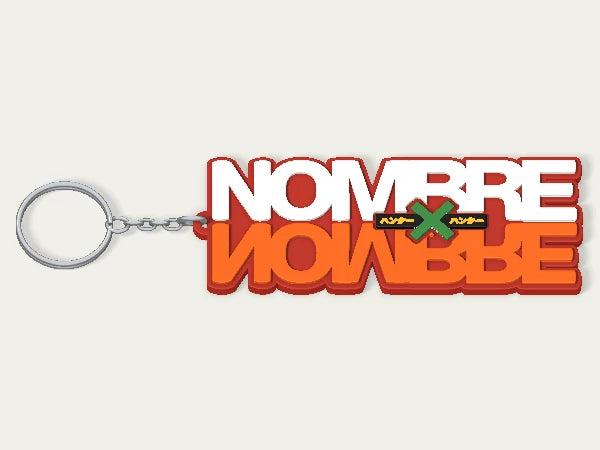 Llavero personalizado Hunter x Hunter — diseño personalizado de ejemplo
