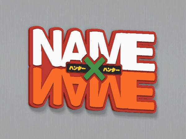 Hunter x Hunter Custom Name Magnet — example personalised design
