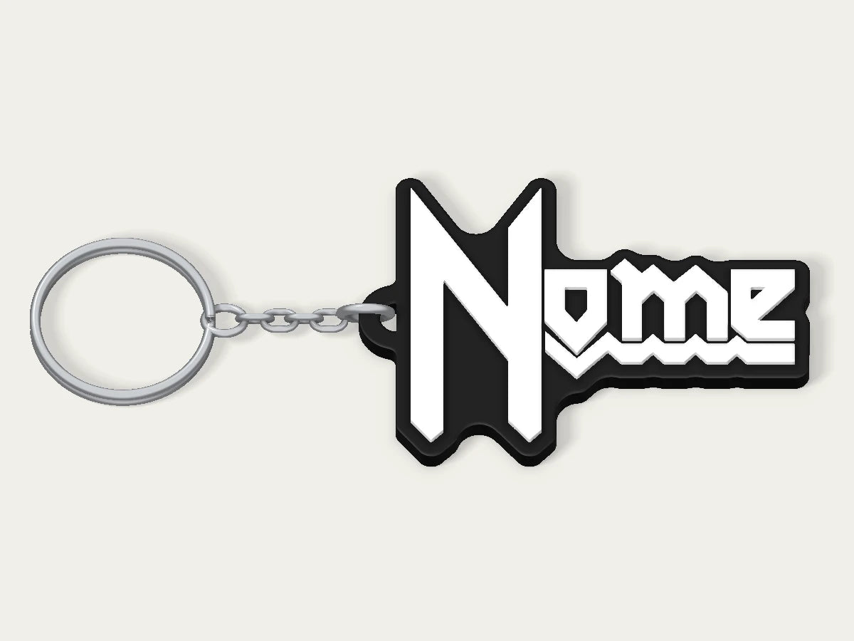 Portachiavi personalizzato Judas Priest — design personalizzato di esempio