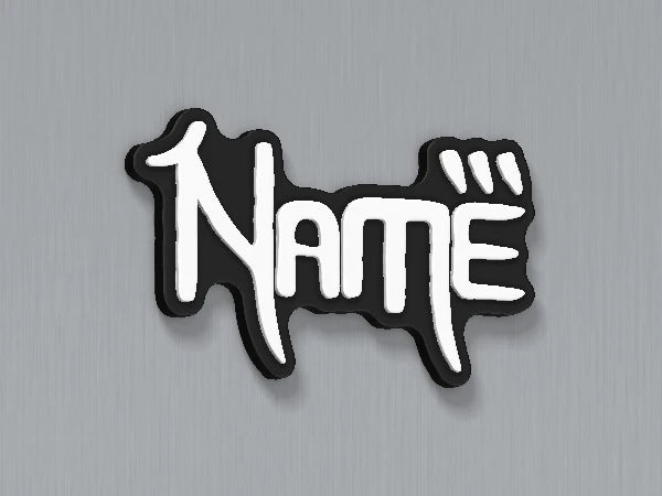 Jujutsu Kaisen Custom Name Magnet — example personalised design