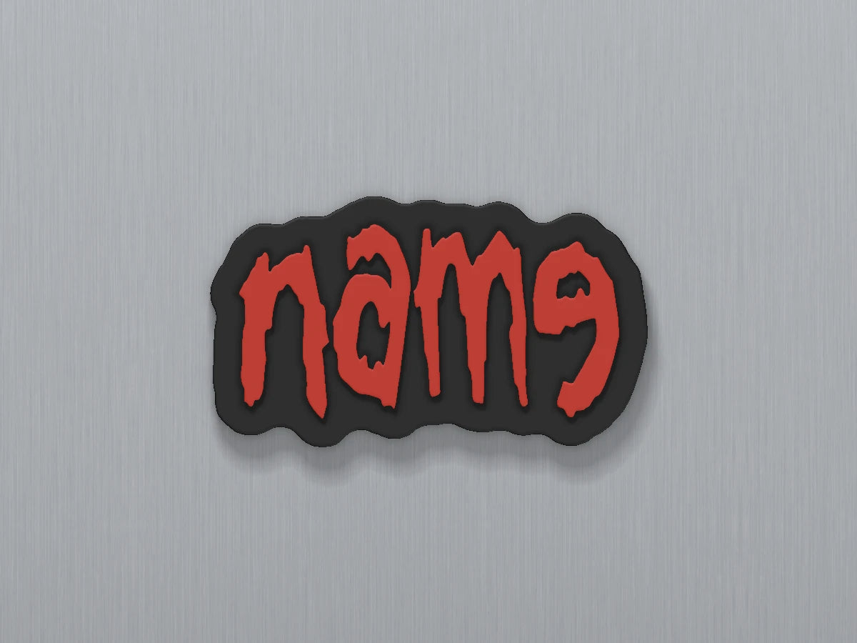 Korn Custom Name Magnet — example personalised design