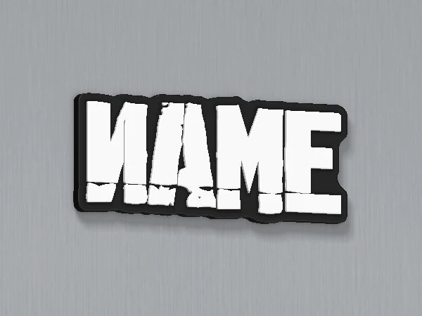 Linkin Park Custom Name Magnet — example personalised design