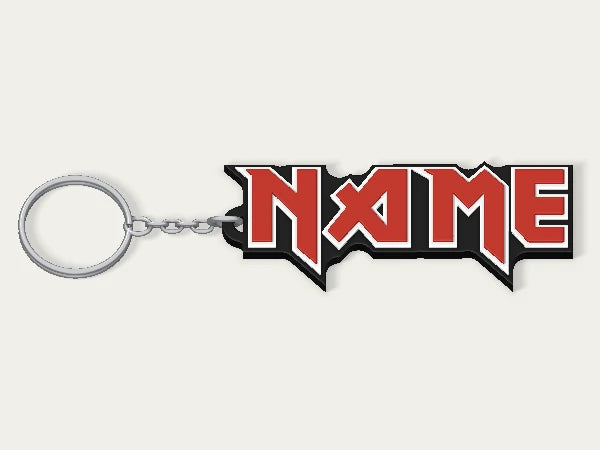 Iron Maiden Custom Keychain — example personalised design