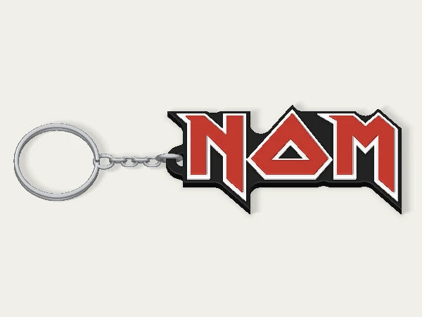 Porte-clés personnalisé Iron Maiden — design personnalisé en exemple