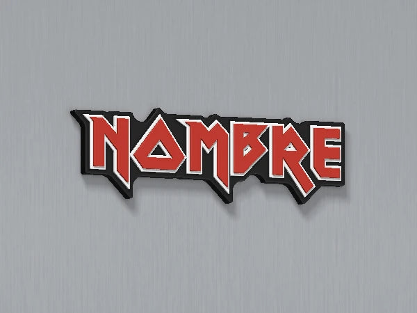 Imán personalizado Iron Maiden — diseño personalizado de ejemplo