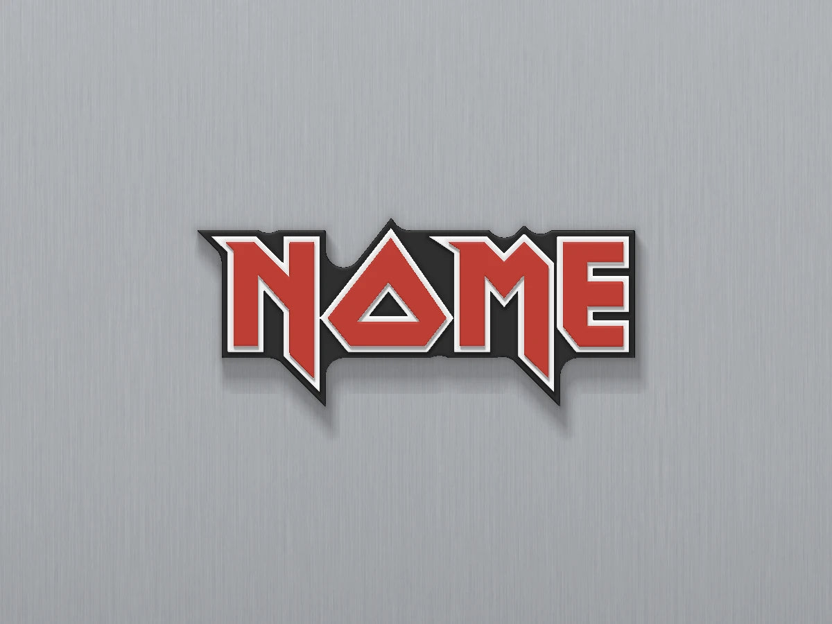 Calamita personalizzata Iron Maiden — design personalizzato di esempio