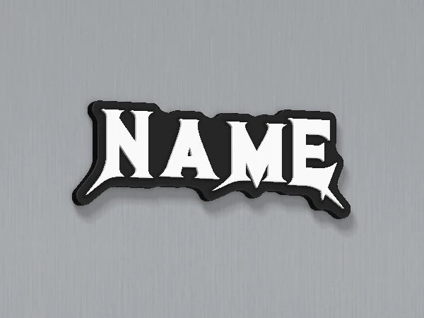 Megadeth Custom Name Magnet — example personalised design