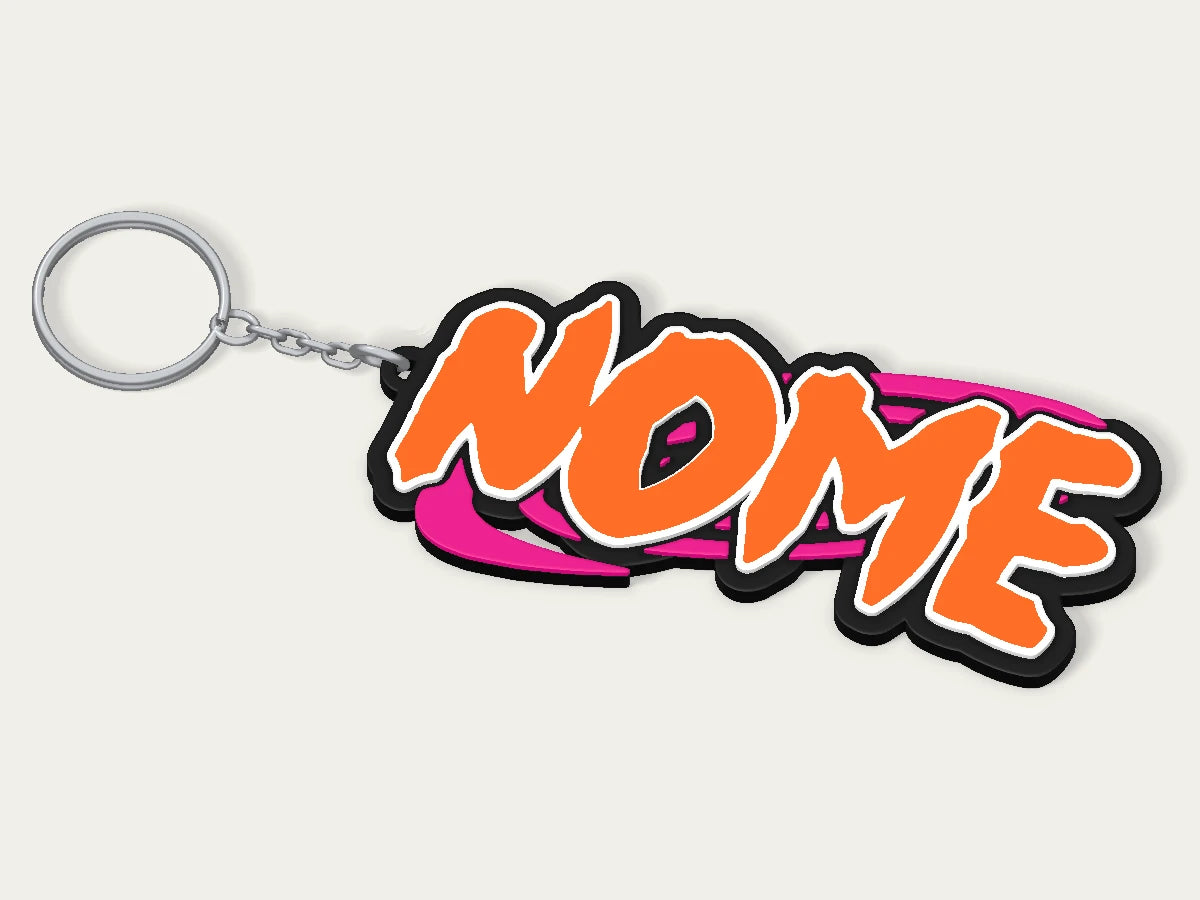 Portachiavi personalizzato Naruto — design personalizzato di esempio