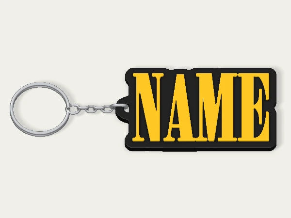 Nirvana Custom Keychain — example personalised design