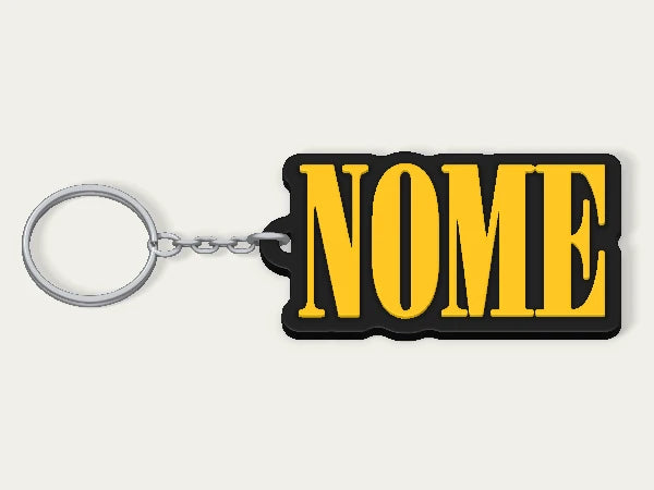 Portachiavi personalizzato Nirvana — design personalizzato di esempio