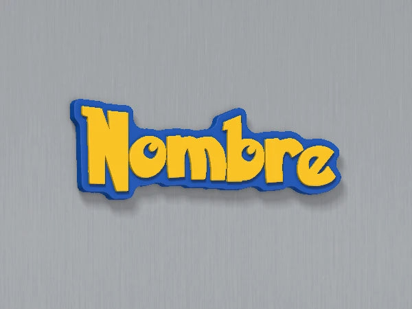 Imán personalizado Pokemon — diseño personalizado de ejemplo