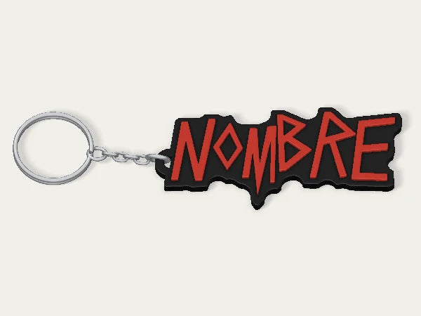 Llavero personalizado Slayer — diseño personalizado de ejemplo