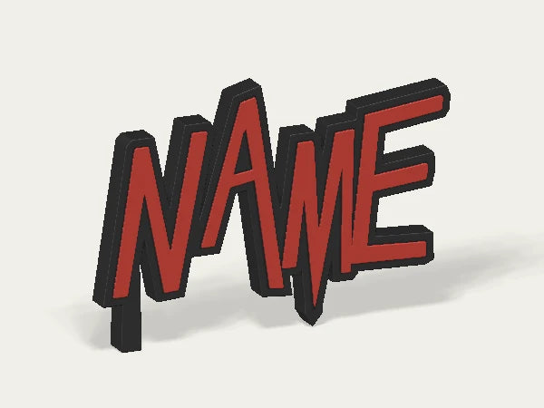 Slayer Custom Logo Display Sign — example personalised design