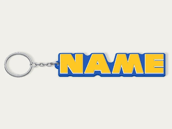 Sonic Custom Keychain — example personalised design