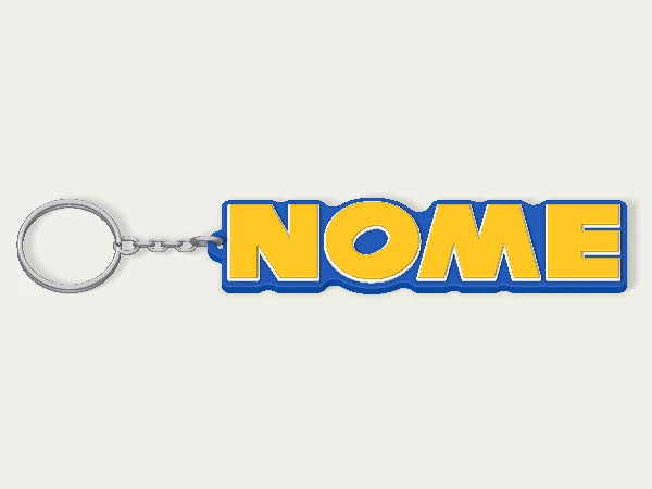 Portachiavi personalizzato Sonic — design personalizzato di esempio