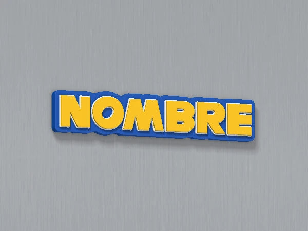 Imán personalizado Sonic — diseño personalizado de ejemplo