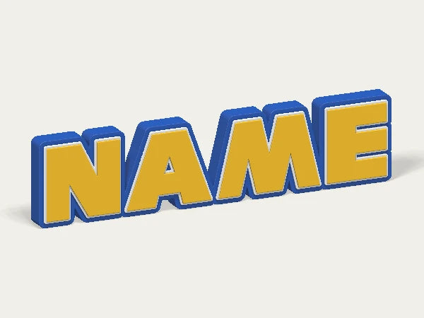 Sonic Custom Logo Display Sign — example personalised design