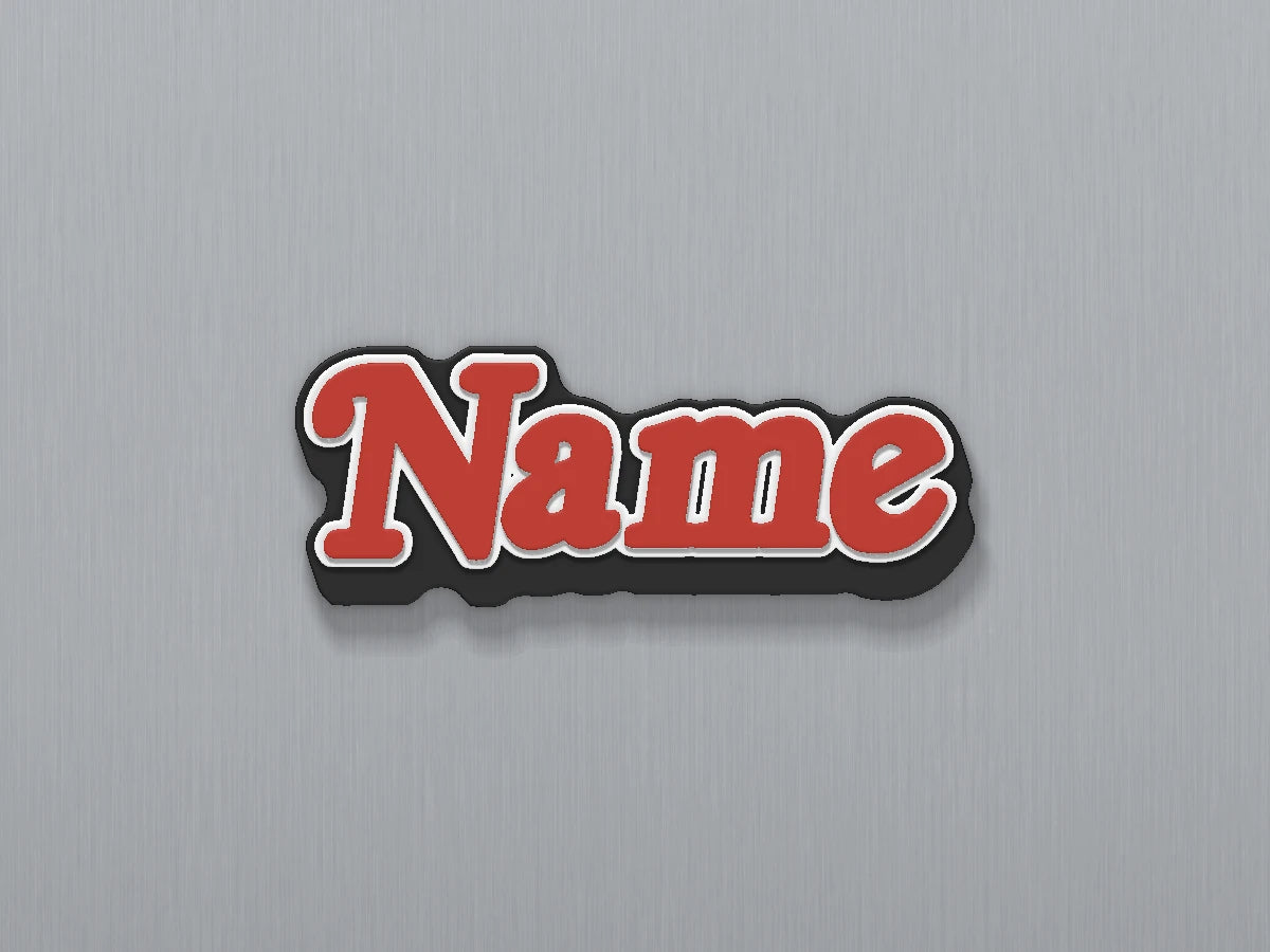 The Rolling Stones Magnet mit Namen — Beispiel personalisiertes Design
