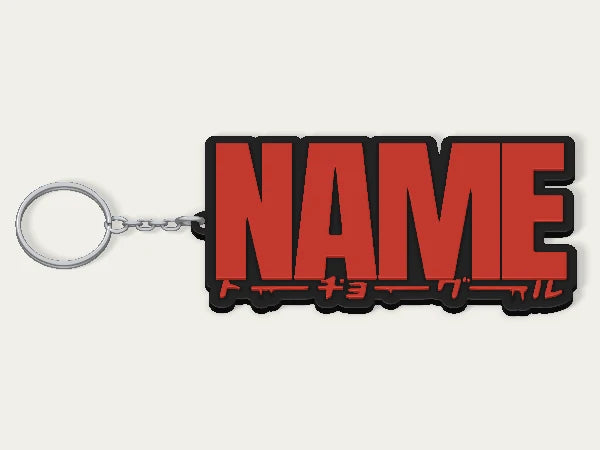 Tokyo Ghoul Custom Keychain — example personalised design