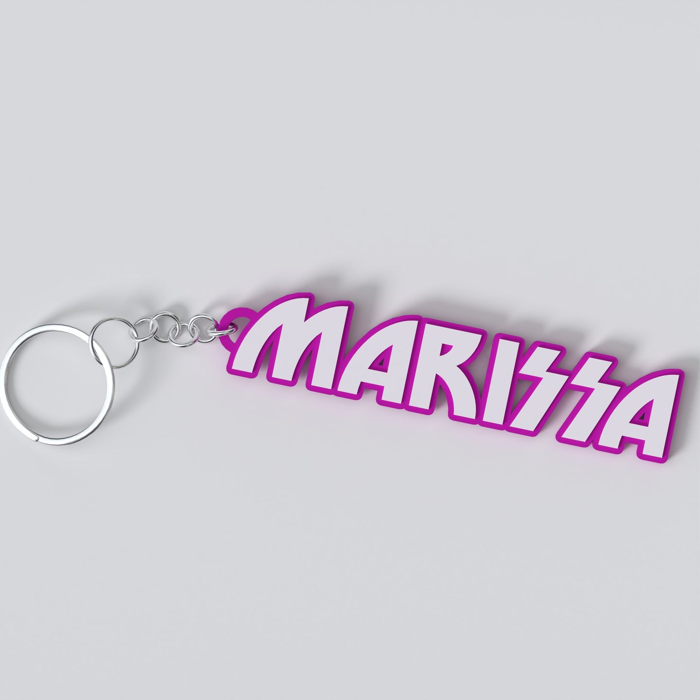 Kiss band custom keychain