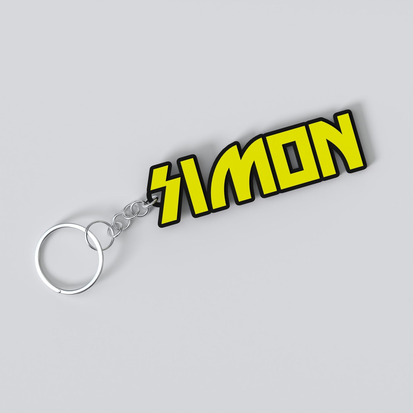 Kiss band custom keychain