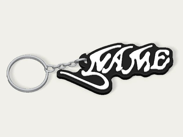 Aerosmith Custom Keychain — example personalised design