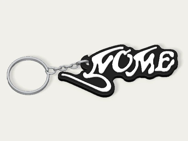 Porta-chaves personalizado Aerosmith — design personalizado de exemplo