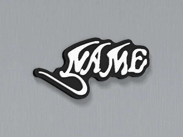 Aerosmith Custom Name Magnet — example personalised design