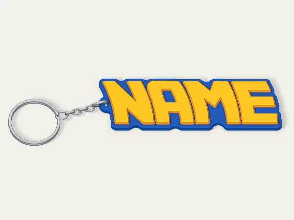 Back to the Future Custom Keychain — example personalised design