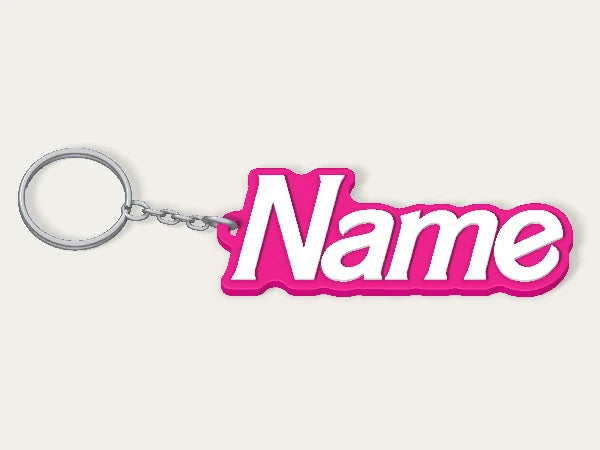 Barbie Custom Keychain — example personalised design