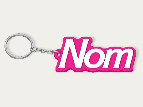 Porte-clés personnalisé Barbie — design personnalisé en exemple