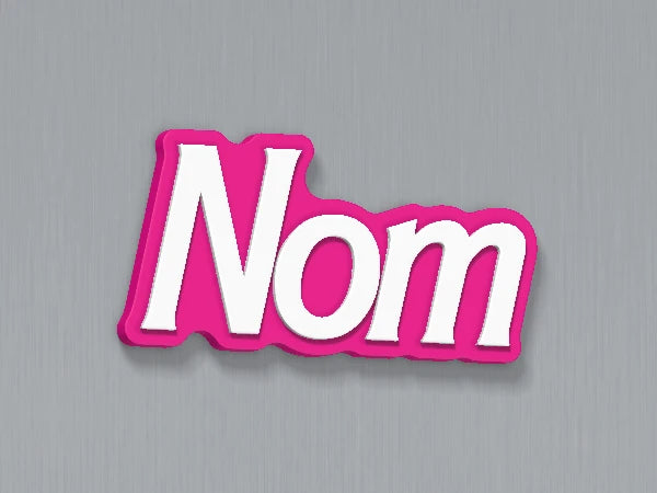 Magnet personnalisé Barbie — design personnalisé en exemple