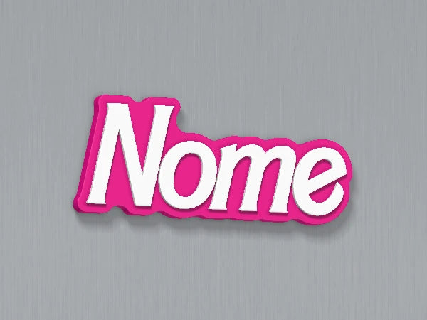 Calamita personalizzata Barbie — design personalizzato di esempio