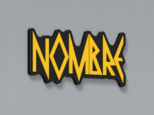 Imán personalizado Def Leppard — diseño personalizado de ejemplo
