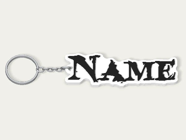 Demon Slayer Custom Keychain — example personalised design