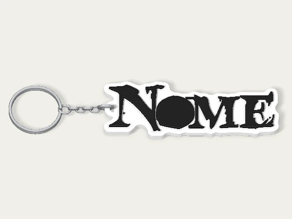 Portachiavi personalizzato Demon Slayer — design personalizzato di esempio