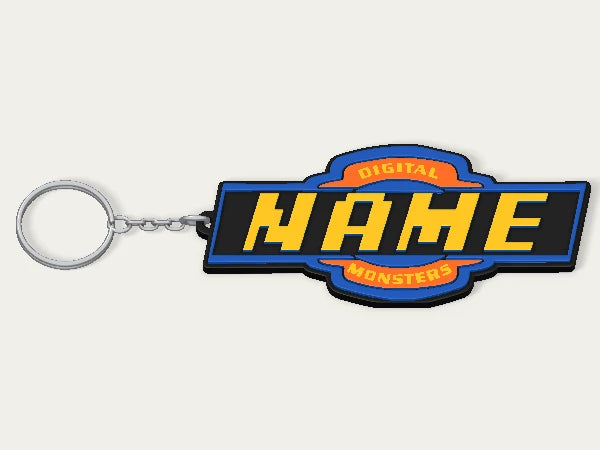 Digimon Custom Keychain — example personalised design