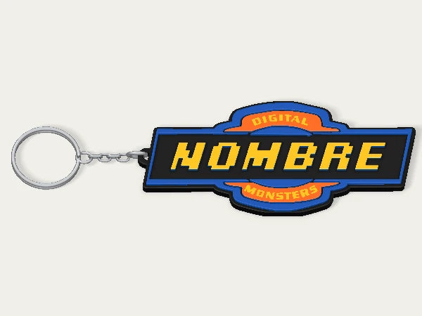 Llavero personalizado Digimon — diseño personalizado de ejemplo