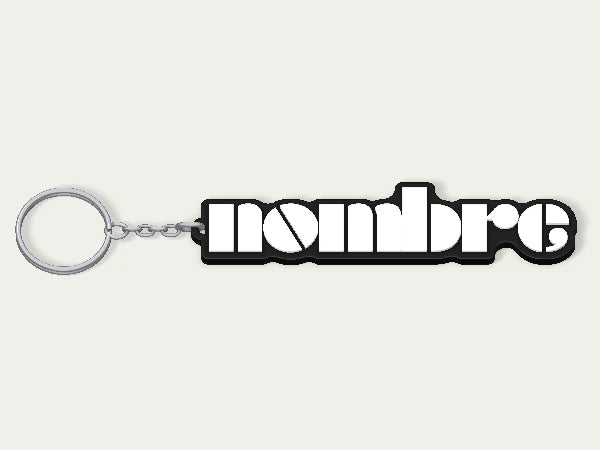 Llavero personalizado The Doors — diseño personalizado de ejemplo