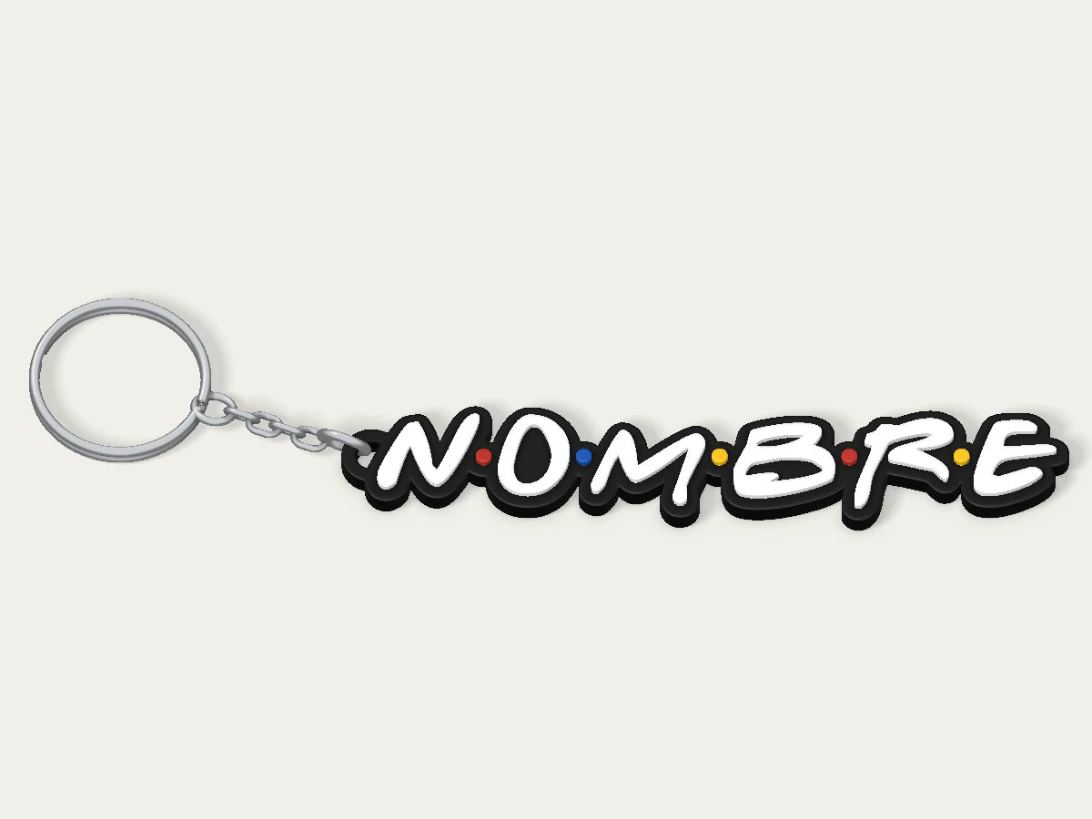 Llavero personalizado Friends — diseño personalizado de ejemplo
