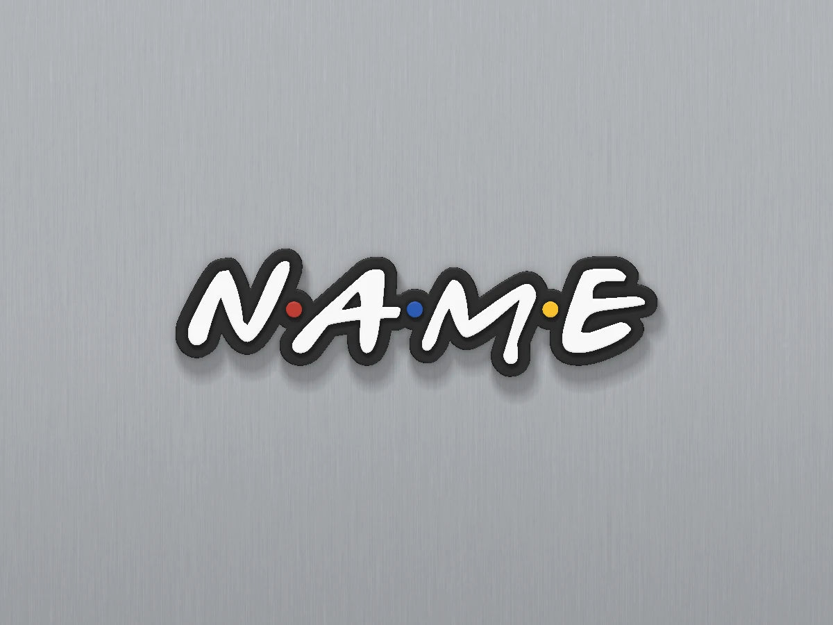 Friends Magnet mit Namen — personalisiertes Beispieldesign