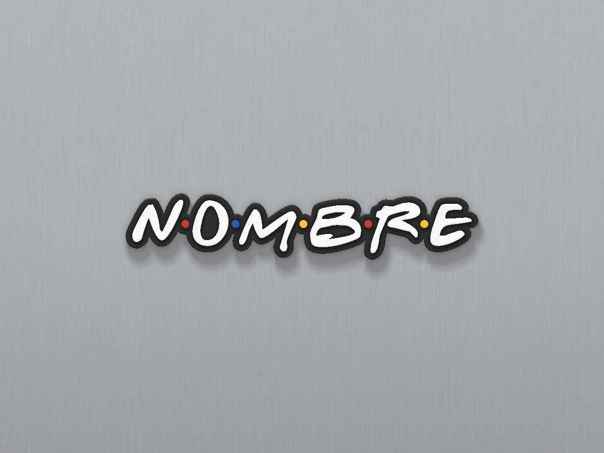 Imán personalizado Friends — diseño personalizado de ejemplo