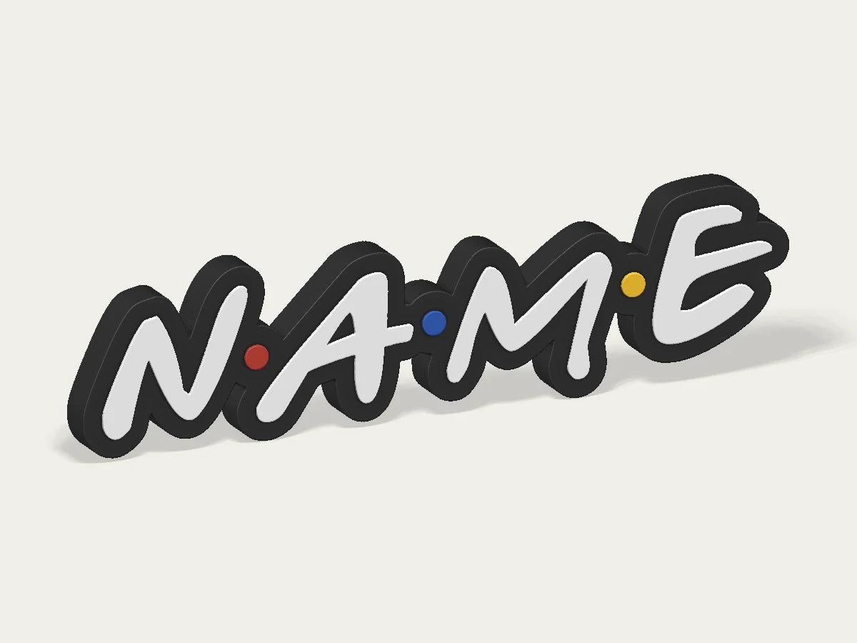 Friends Schild mit Namen — personalisiertes Beispieldesign