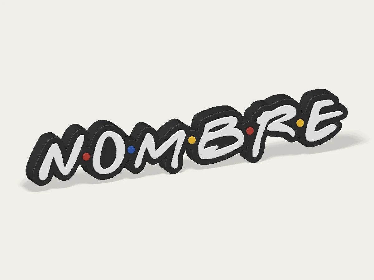 Letrero personalizado Friends — diseño personalizado de ejemplo