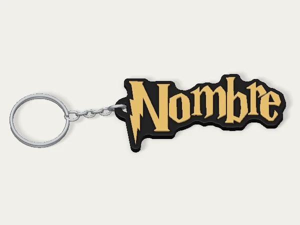 Llavero personalizado Harry Potter — diseño personalizado de ejemplo